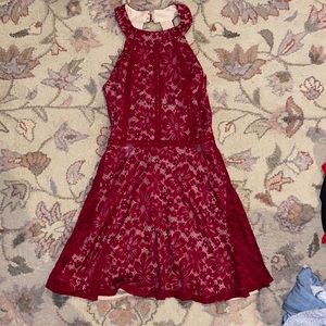 Red homecoming dress
